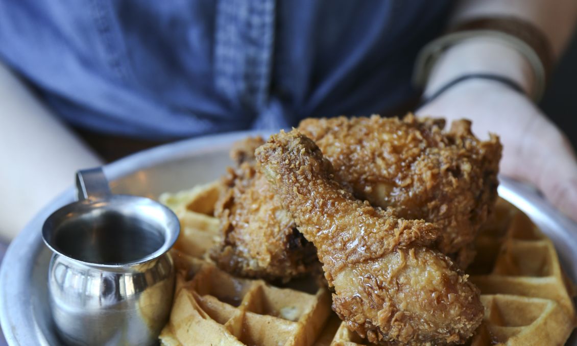 Beasley's chicken and waffles