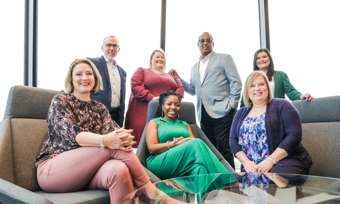 Group photo of Visit Raleigh's Sales team