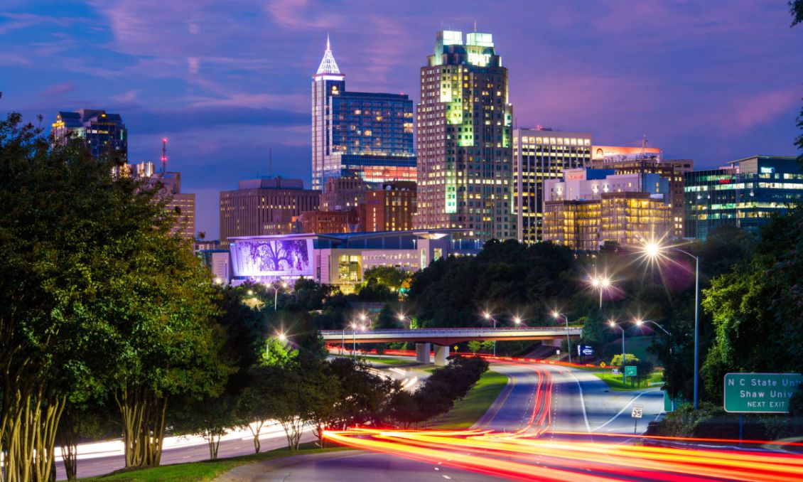 Downtown Raleigh skyline