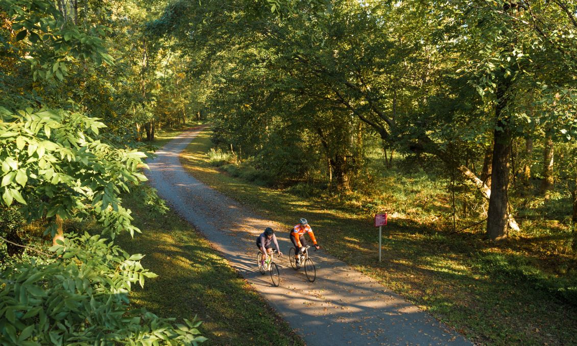 Neuse River Greenway Trail bike riders