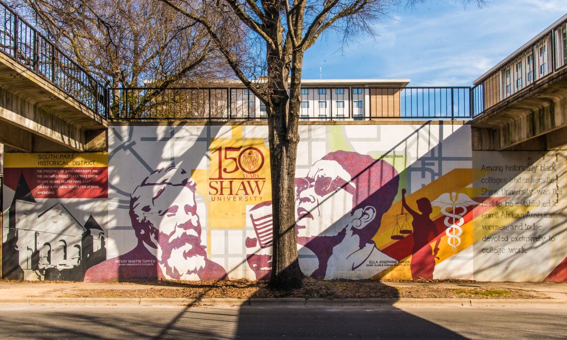 Shaw University 150th Anniversary Mural