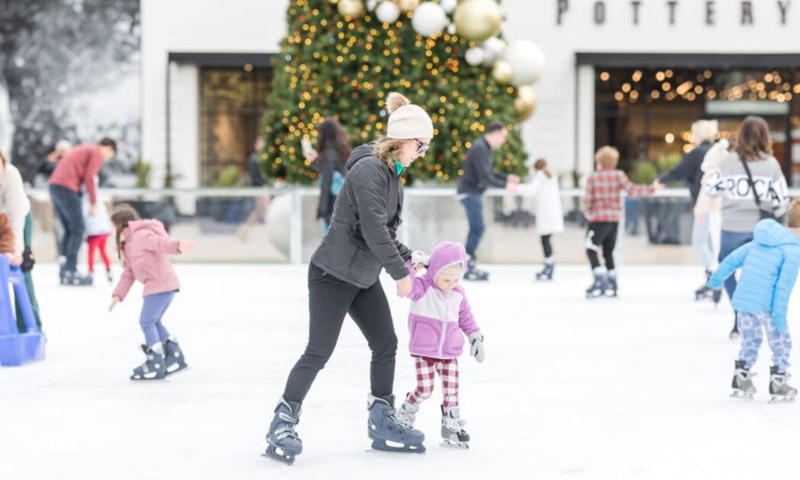 Ice skating the Fenton