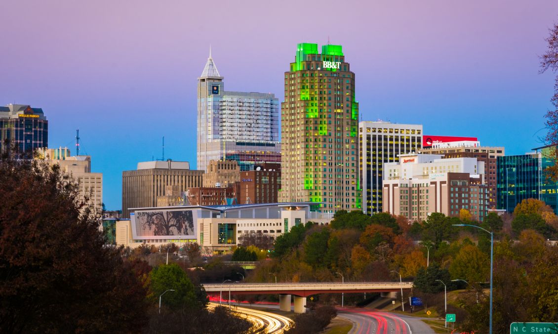 December 2017 Downtown Raleigh Skyline