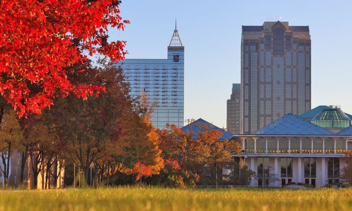 Fall - Raleigh Skyline