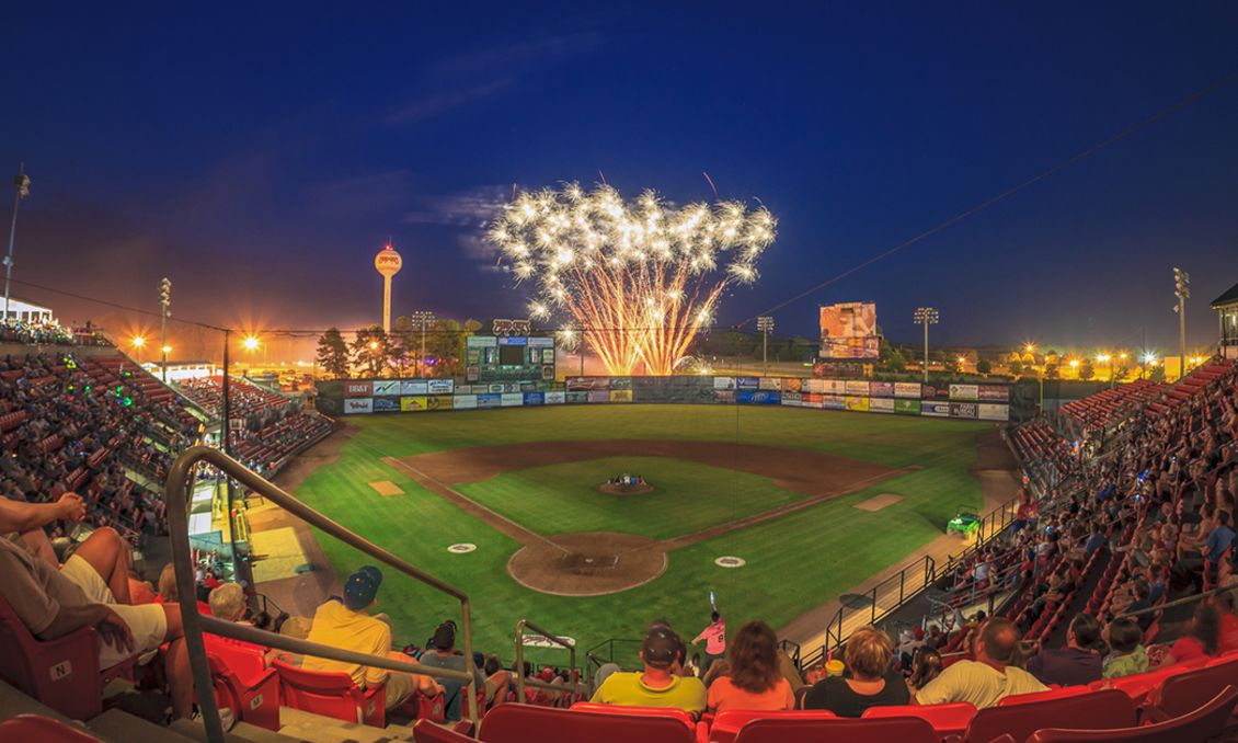 Carolina Mudcats Fireworks
