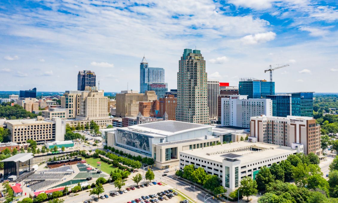 Raleigh, N.C., downtown skyline