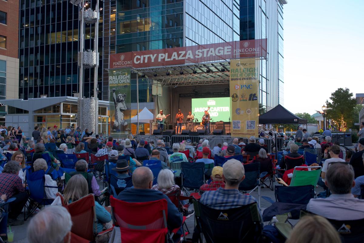 Raleigh Wide Open City Plaza Stage