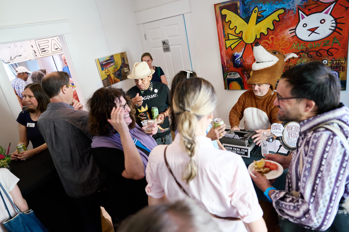 Visual Art Exchange Raleigh ribbon cutting