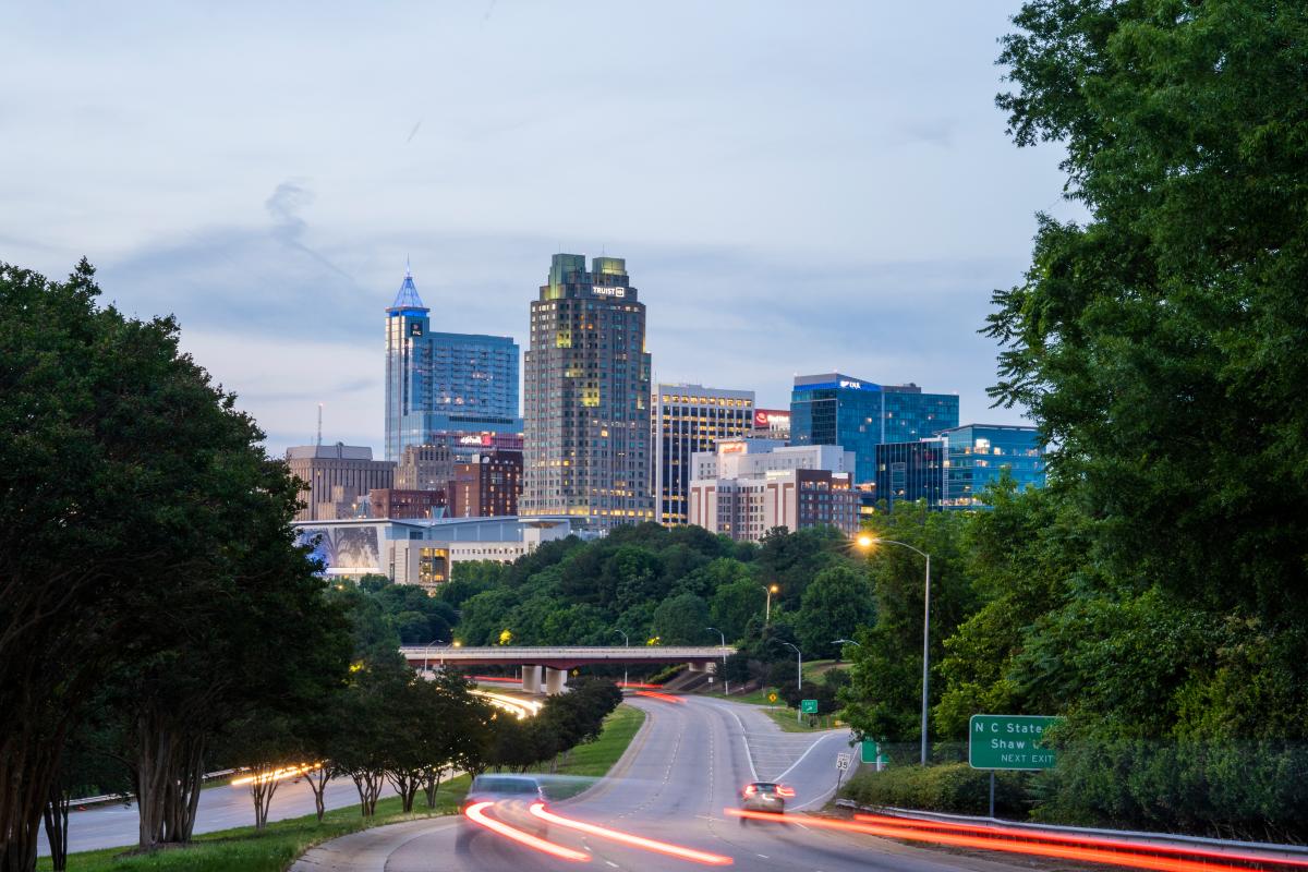Downtown Raleigh skyline