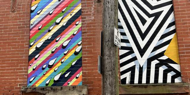 2023 Brett Whitacre Art Alley Mini Mural