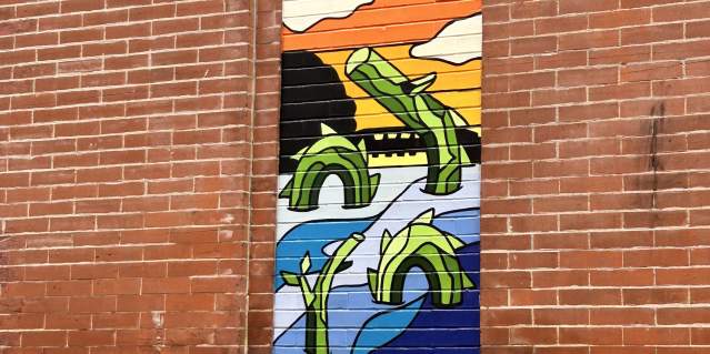 2023 Dustin Eckhardt Art Alley Mini Mural