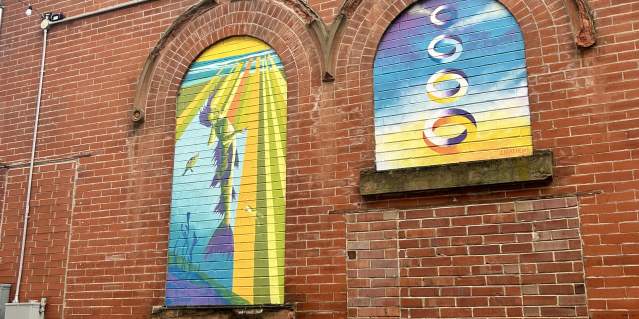 2023 Jenny Mathews Art Alley Mini Mural