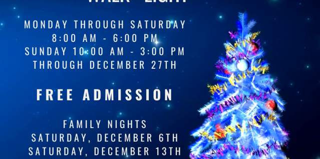 The Christmas Walk of Light at The Landscape Connection