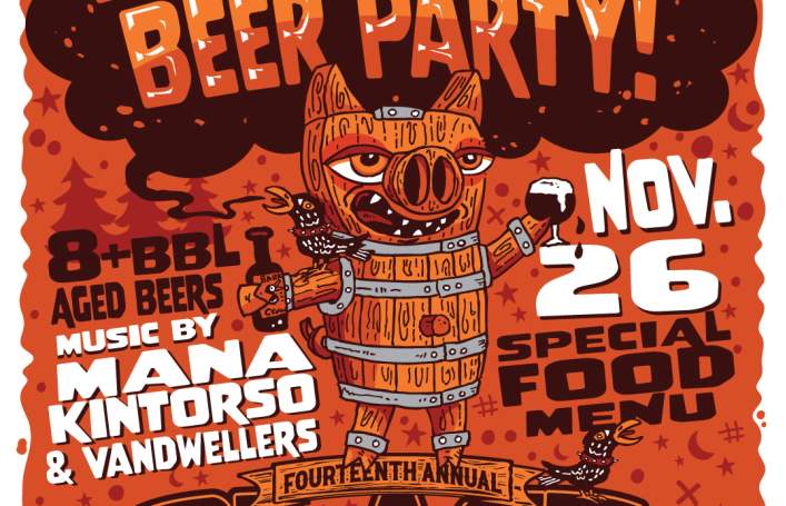 Black Wednesday, Barrel Aged Beer Party