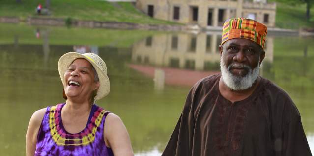 African American couple at Levings Lake