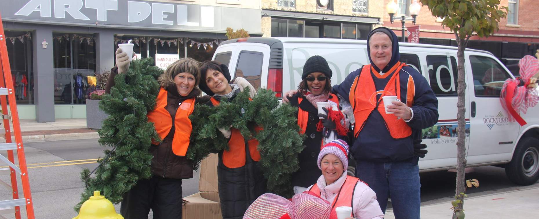 Stroll on State Volunteer