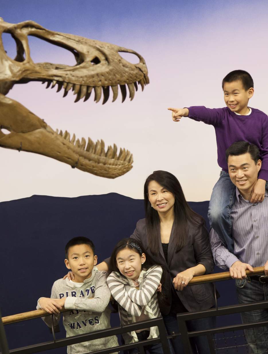 Family at Burpee Museum