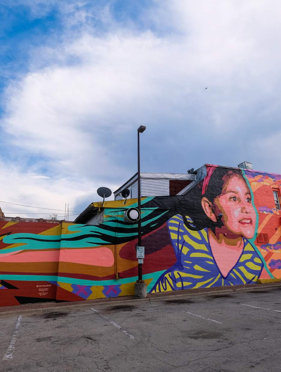 Jenny Ustick & Atalie Gagnet mural