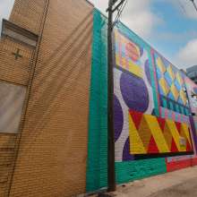 Chase Melendez Art Alley Wall