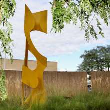 column triangle sculpture