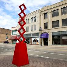greeting tower sculpture