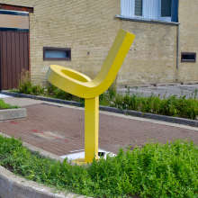 here comes the sun sculpture