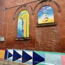 2023 Jenny Mathews Art Alley Mini Mural