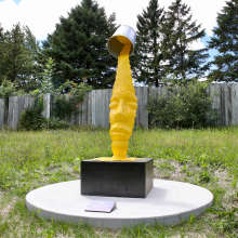 liquid sunshine sculpture