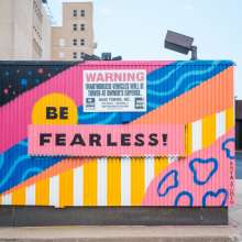 2024 Be Fearless OhYa Mini Mural