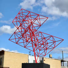 triangle play sculpture