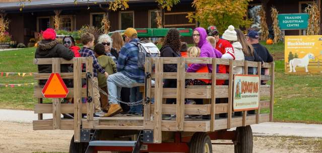Fall on The Farm Wagon Ride