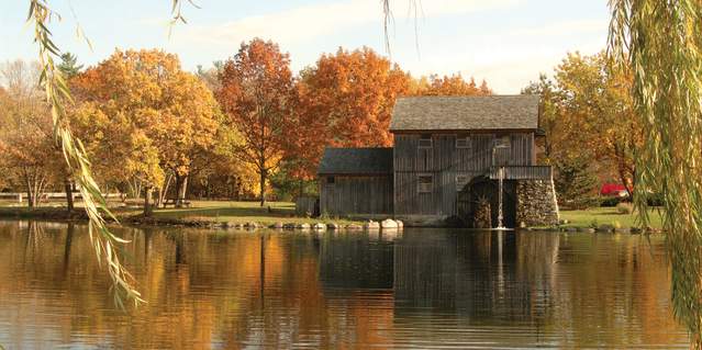 Midway Village in the fall