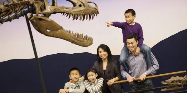 Family at Burpee Museum