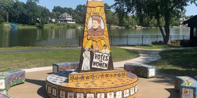 Rockford Women’s Suffrage Plaza