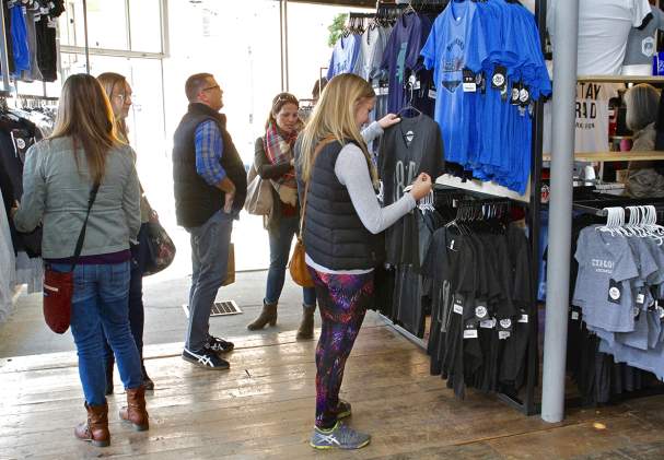 Rockford Art Deli shoppers