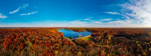 fall rock cut panoramic