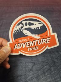 adventure trail sticker