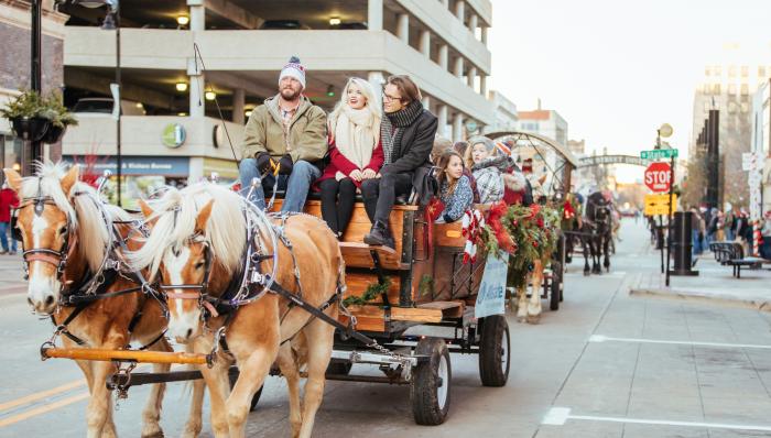Stroll on State horse & wagon