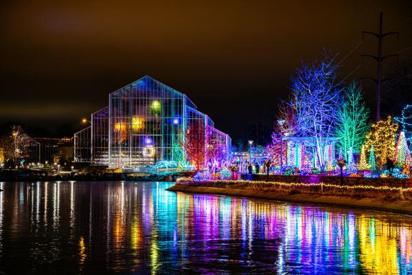 All Aglow at Nicholas Conservatory