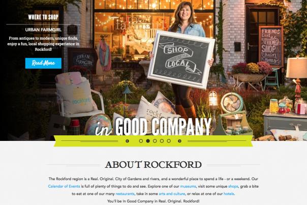 website homepage