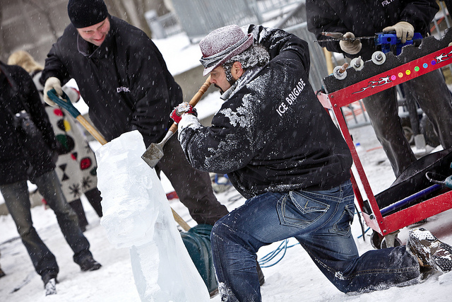 Randy Finch Ice Sculpting