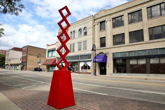 greeting tower sculpture