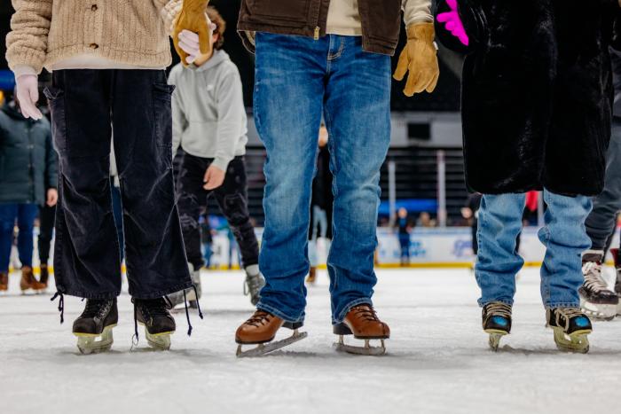 Ice Skating at Stroll on State
