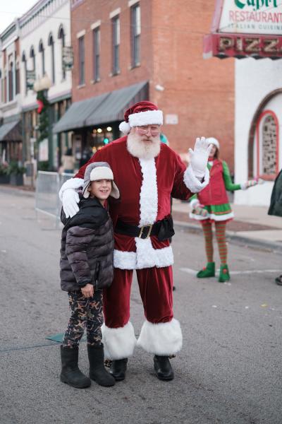 santa at stroll