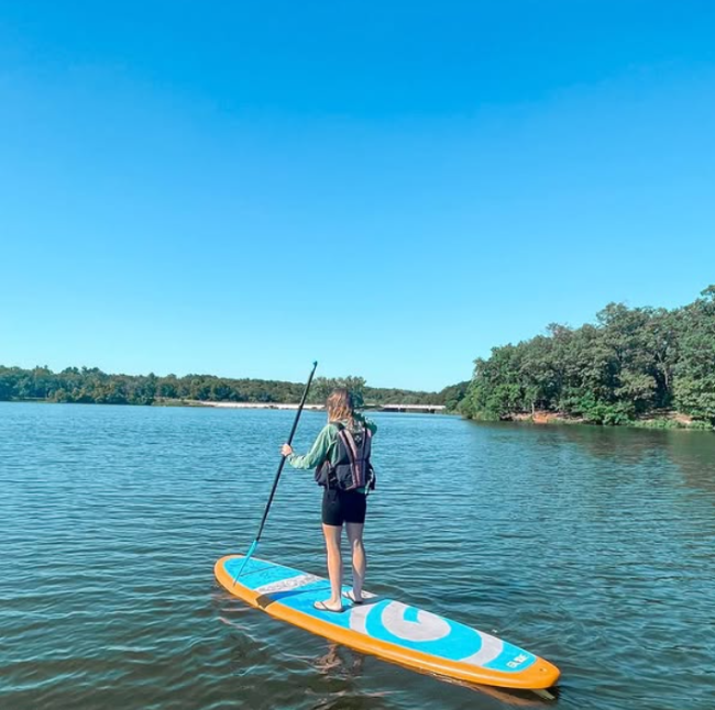 paddle board rock cut