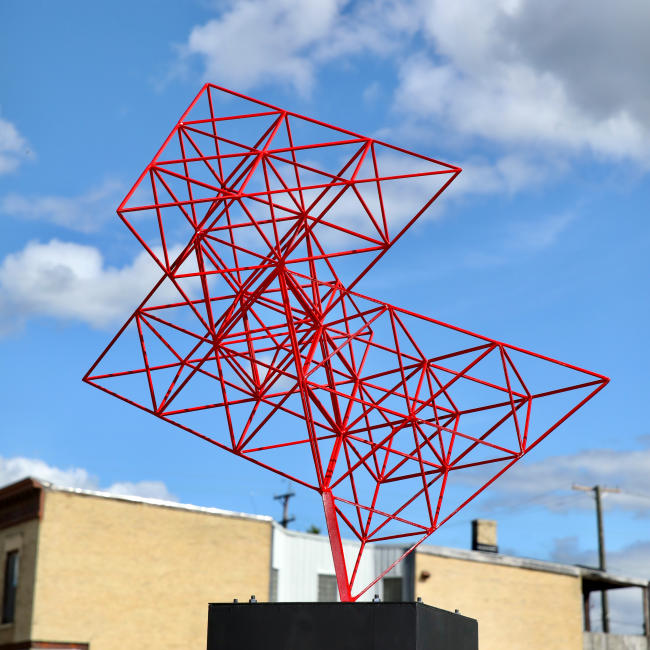 triangle play sculpture