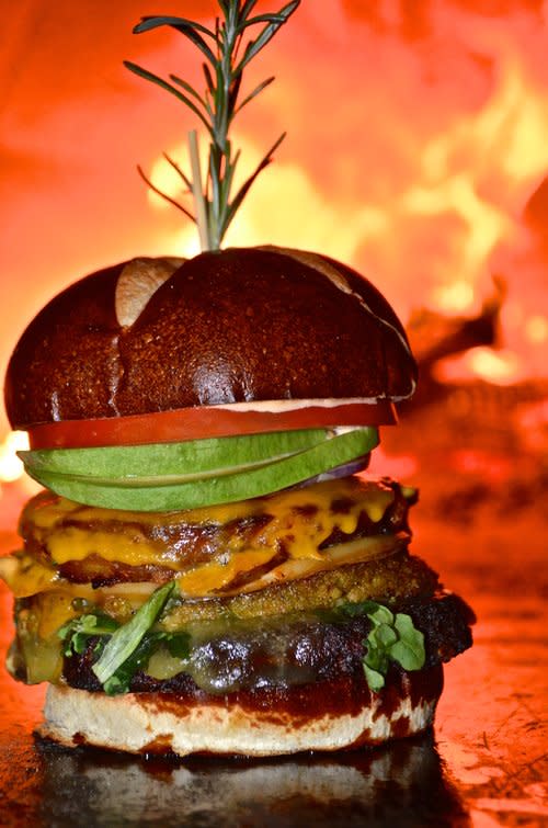 GreenFire hamburger