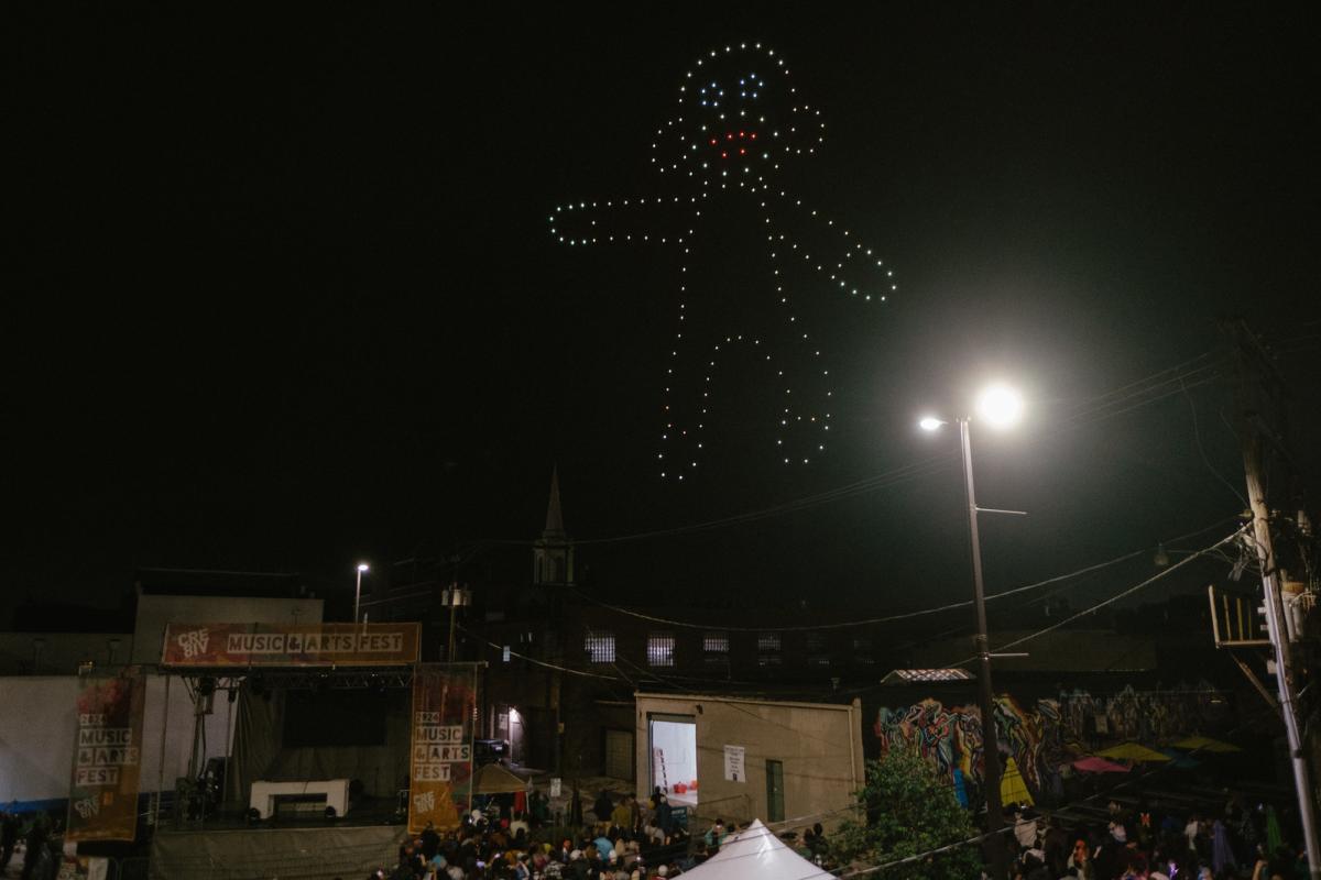 Sock Monkey Drone Show