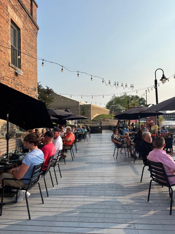 dinner on the dock prairie street