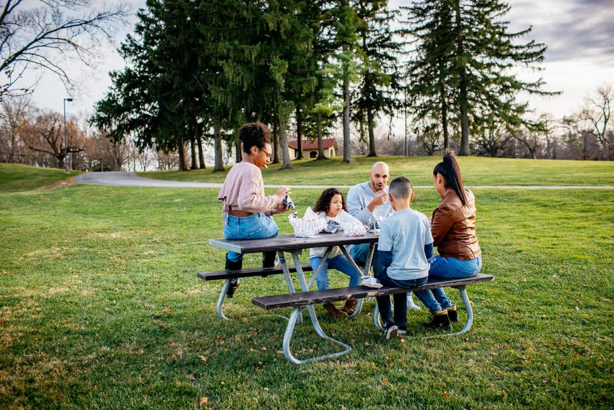 Family at Levings Park